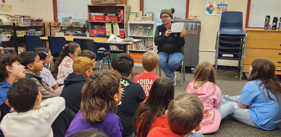 Celebrity readers reading books to students