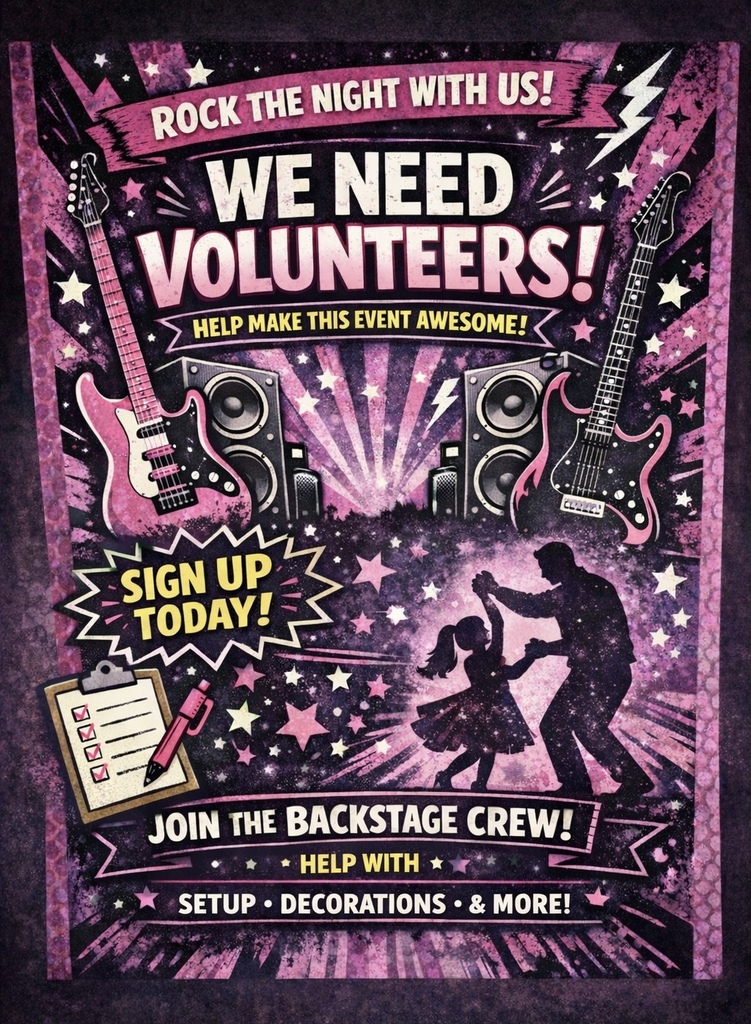 we need volunteers for the Father daughter dance