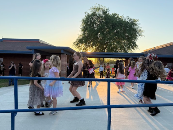 girls on stage dancing
