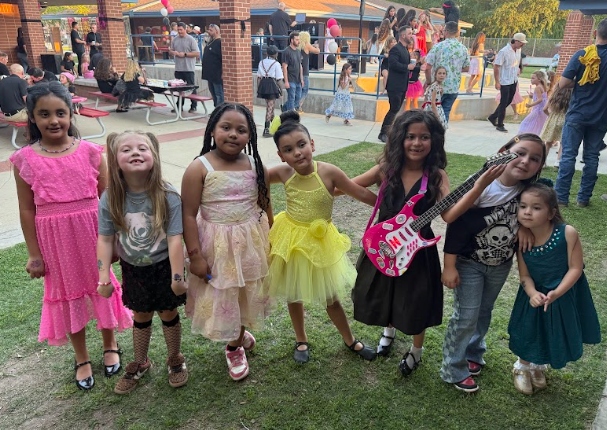 girls dressed up for the dance