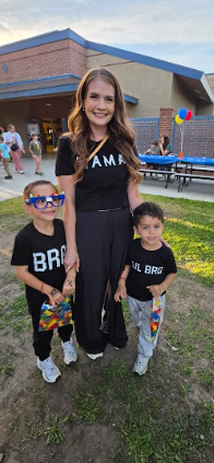 mom and two sons