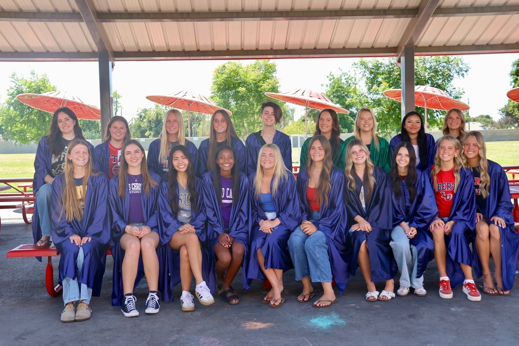 students in graduation gowns