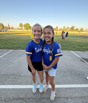 students wearing sports jerseys