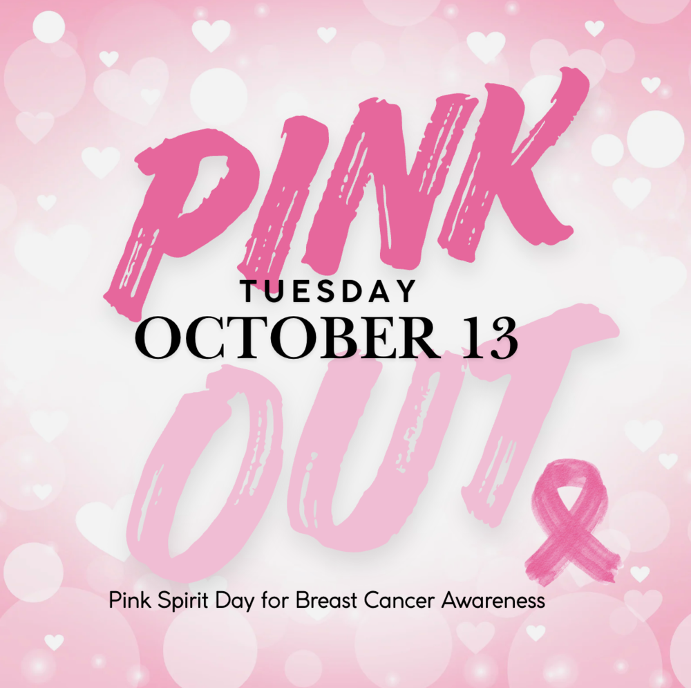 October 13th - PINK OUT