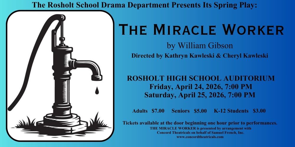 flyer for spring play