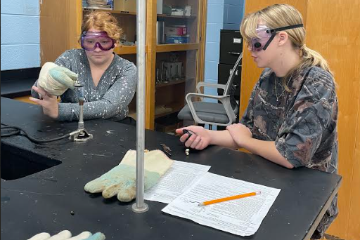 Mrs Pliska's STEM class making popcorn