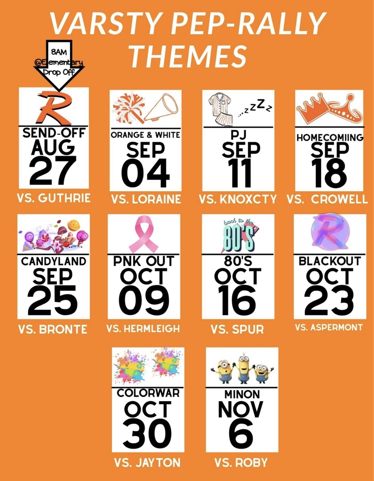 High School Pep Rally themes