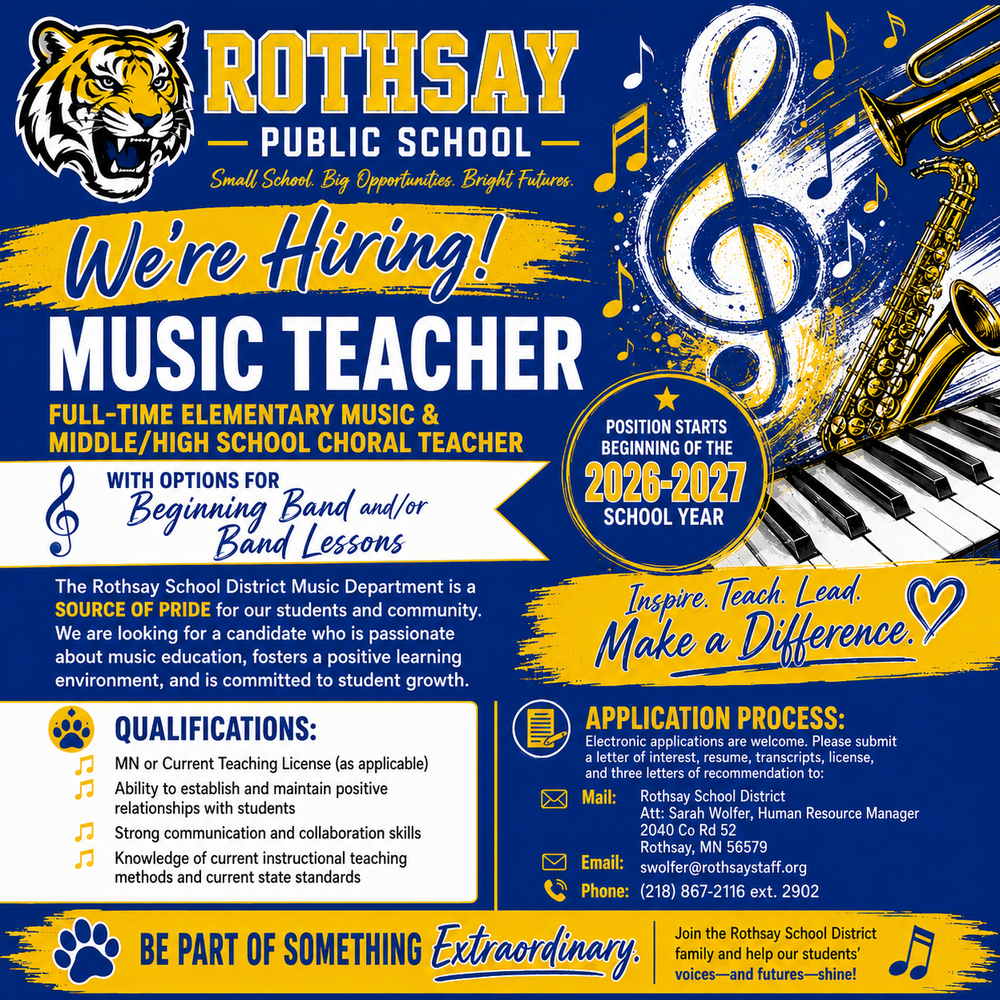Music Teacher Position 