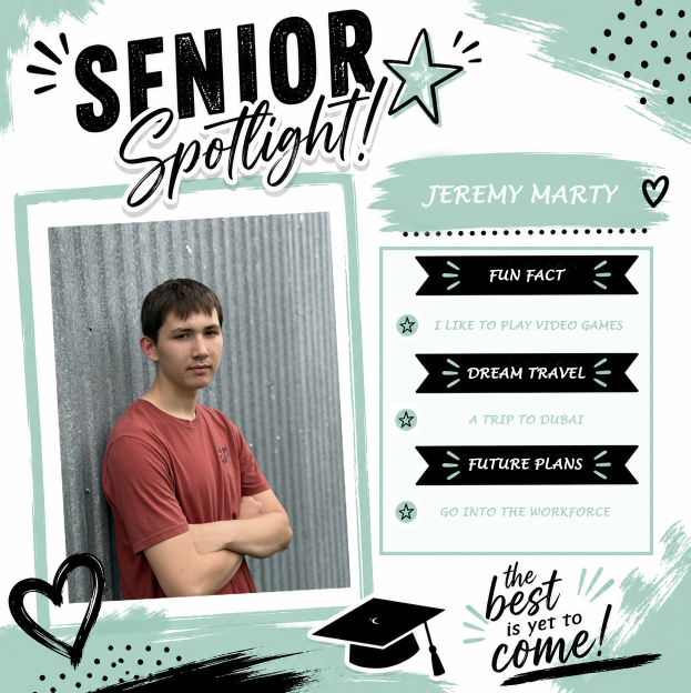 Jeremy Marty's Senior Spotlight.