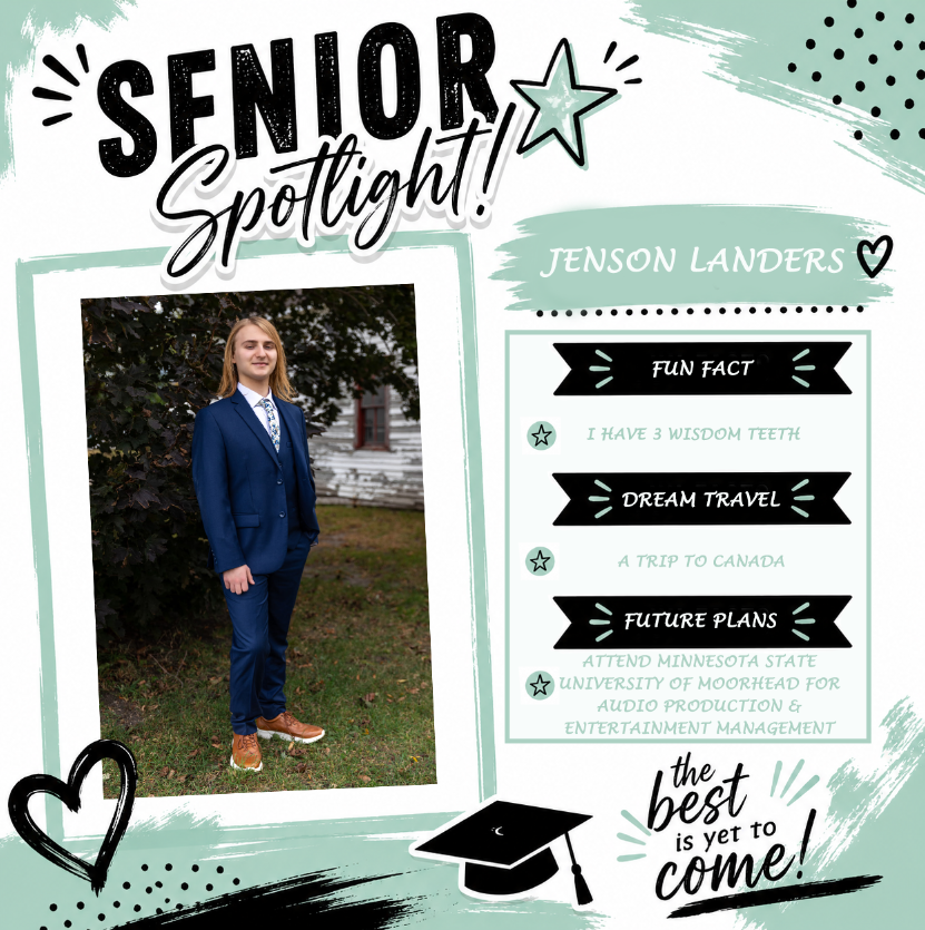 Jenson Landers's  Senior Spotlight 