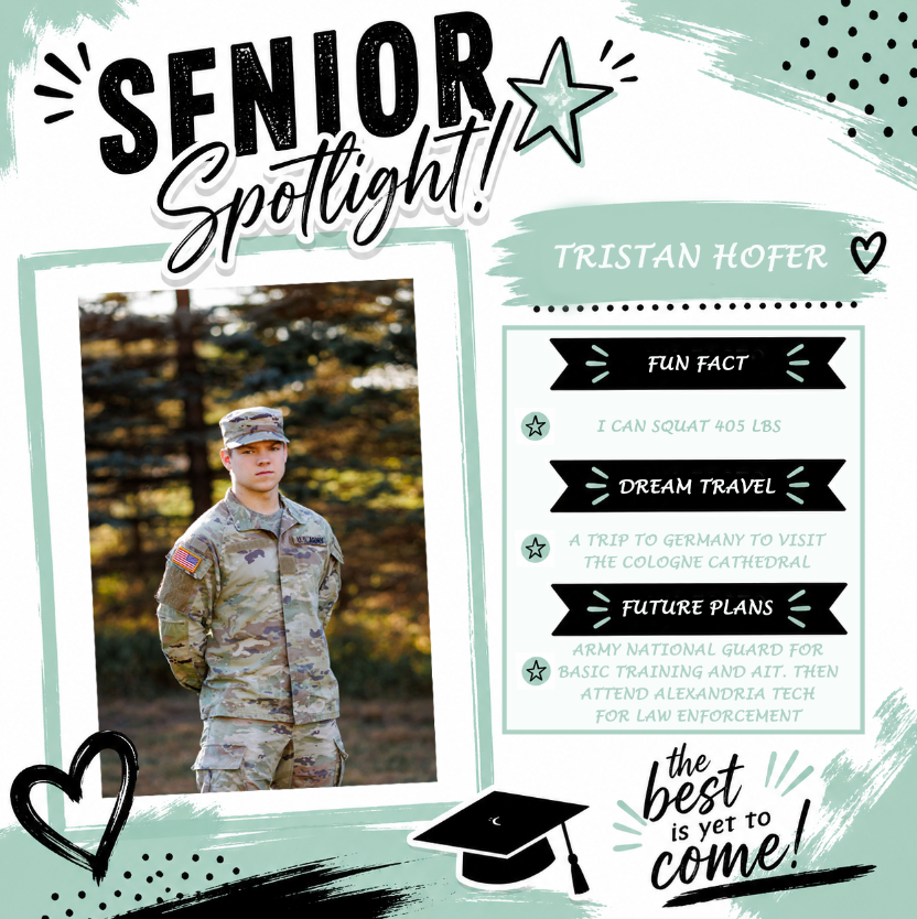 Tristan Hofer Senior Spotlight