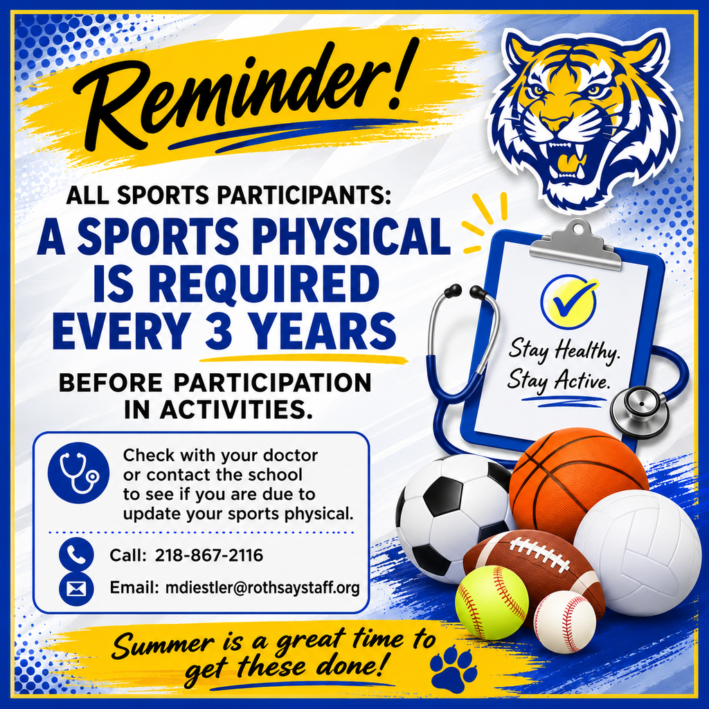 Sports Physical Reminder