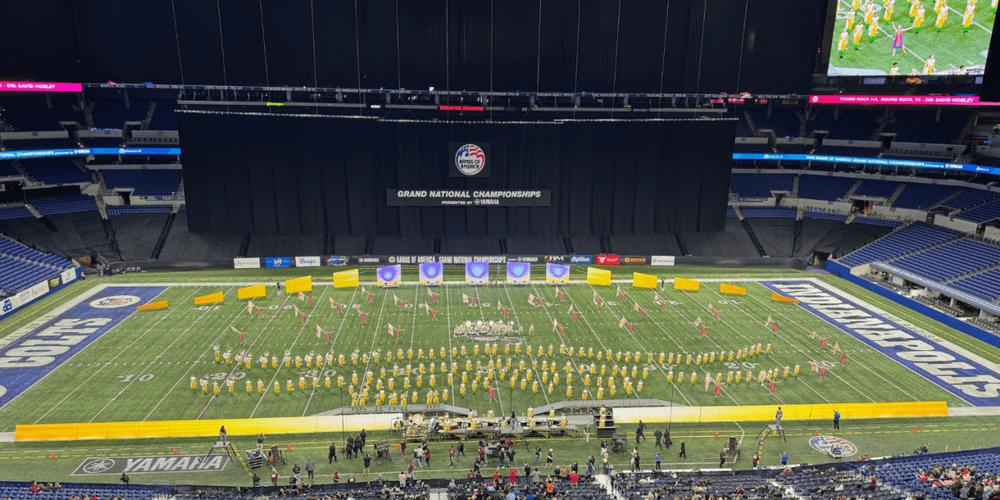 Dragon Marching Band Places 8th in National Competition