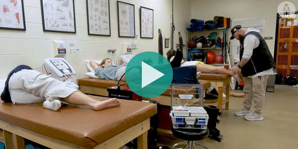 athletic training room
