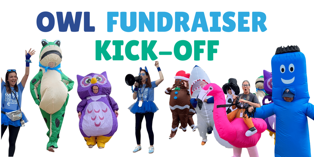 Owl Fundraiser Kick-Off Inflatables