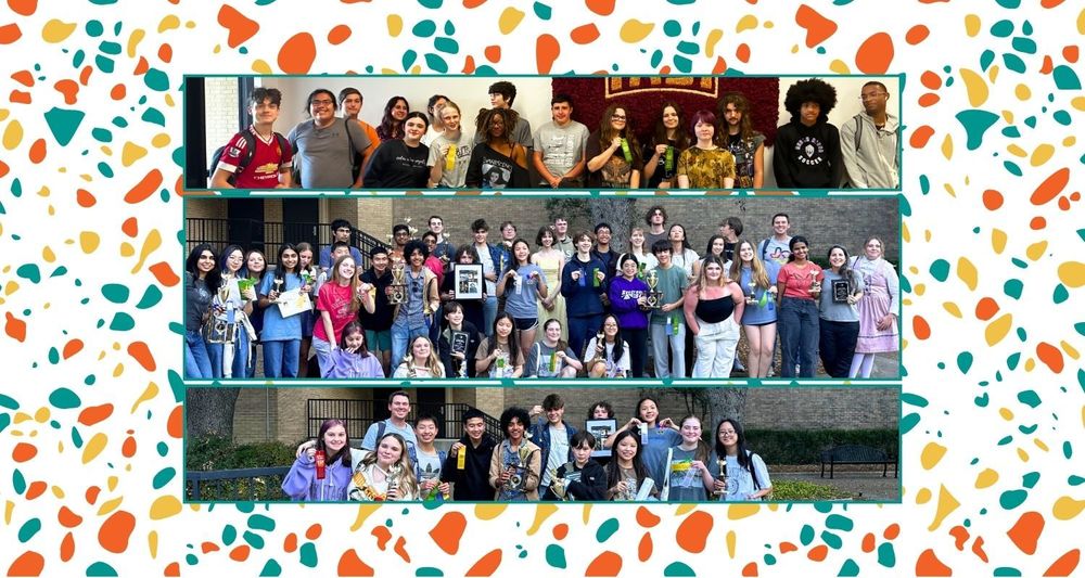 Photos of German Language students from the state competition