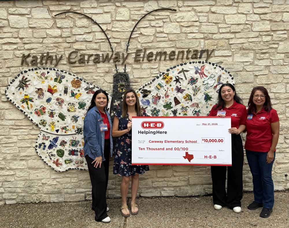HEB Presents Check