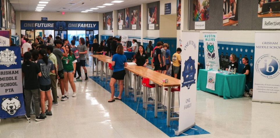 Grisham Middle School Hosts Grizzlies Giveback Non-Profit Fair