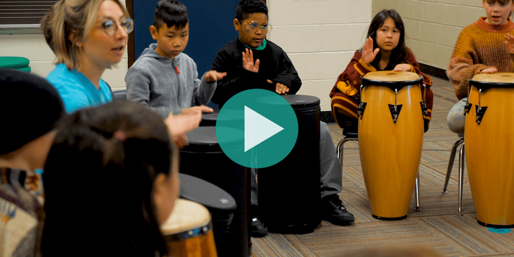 PIE Foundation Grant brings rhythm to Pond Springs Elementary
