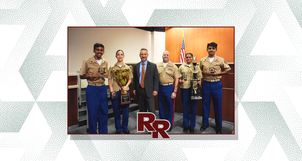 Mayor presents award to RRHS JROTC
