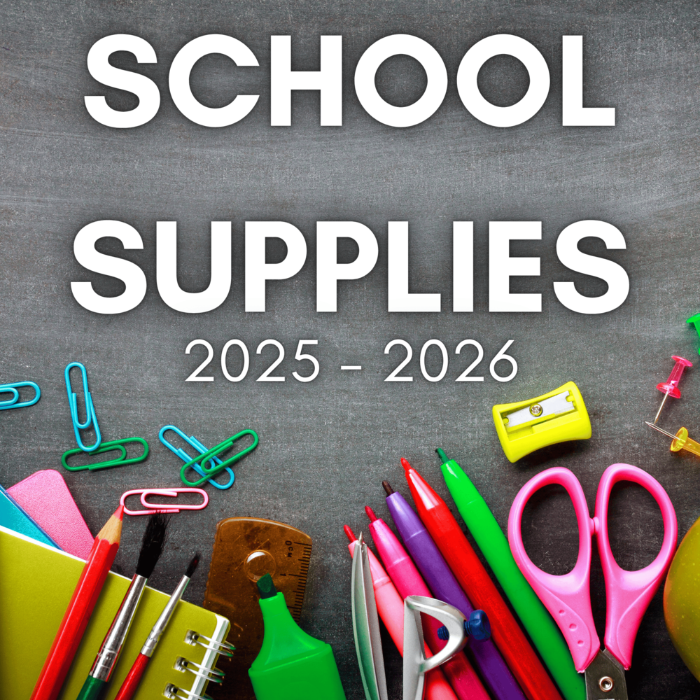 2025-2026 School Supplies