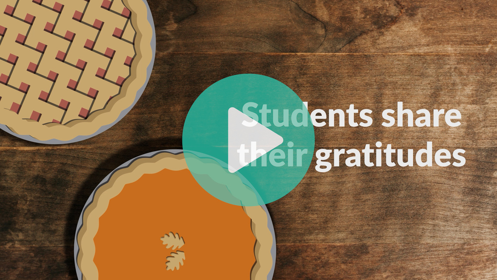 Image of two pies on a wooden table