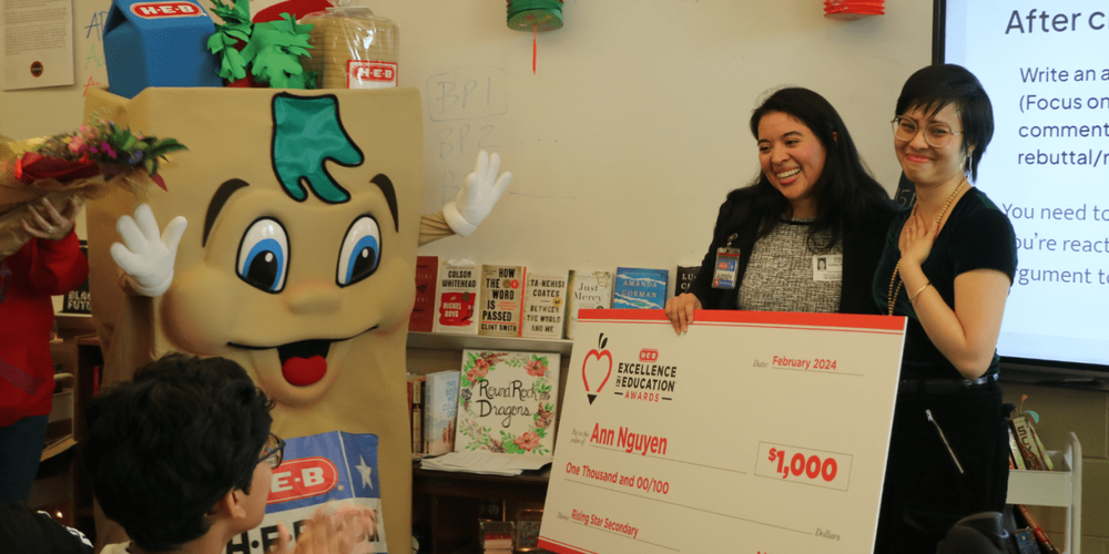 3 Round Rock ISD teachers named finalists in H-E-B Excellence in Education Awards