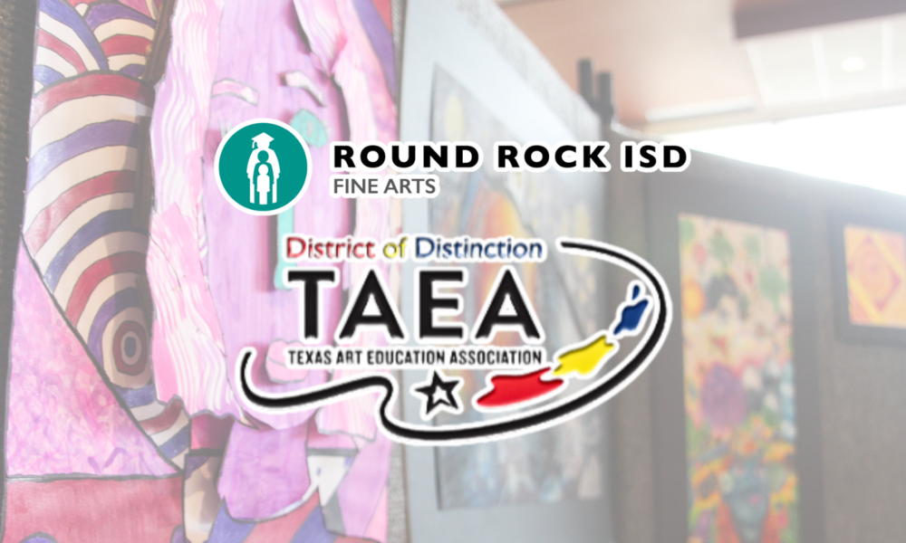 RRISD Fine Arts x Texas Art Education Association logos