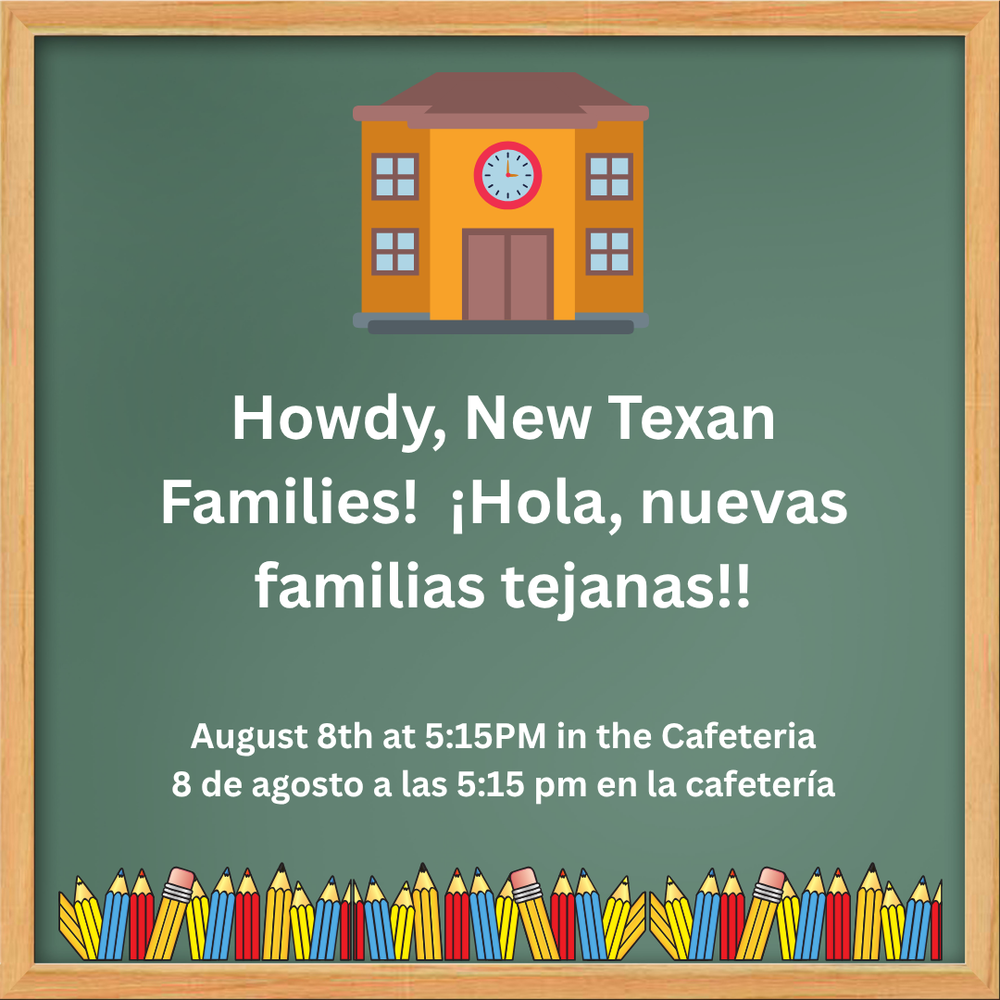 Howdy New Texan Families