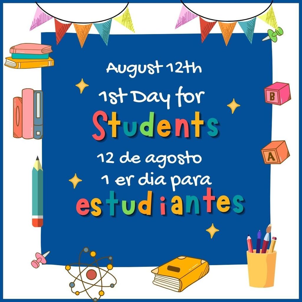 First Day of School - August 12, 2025 at 7:35 am