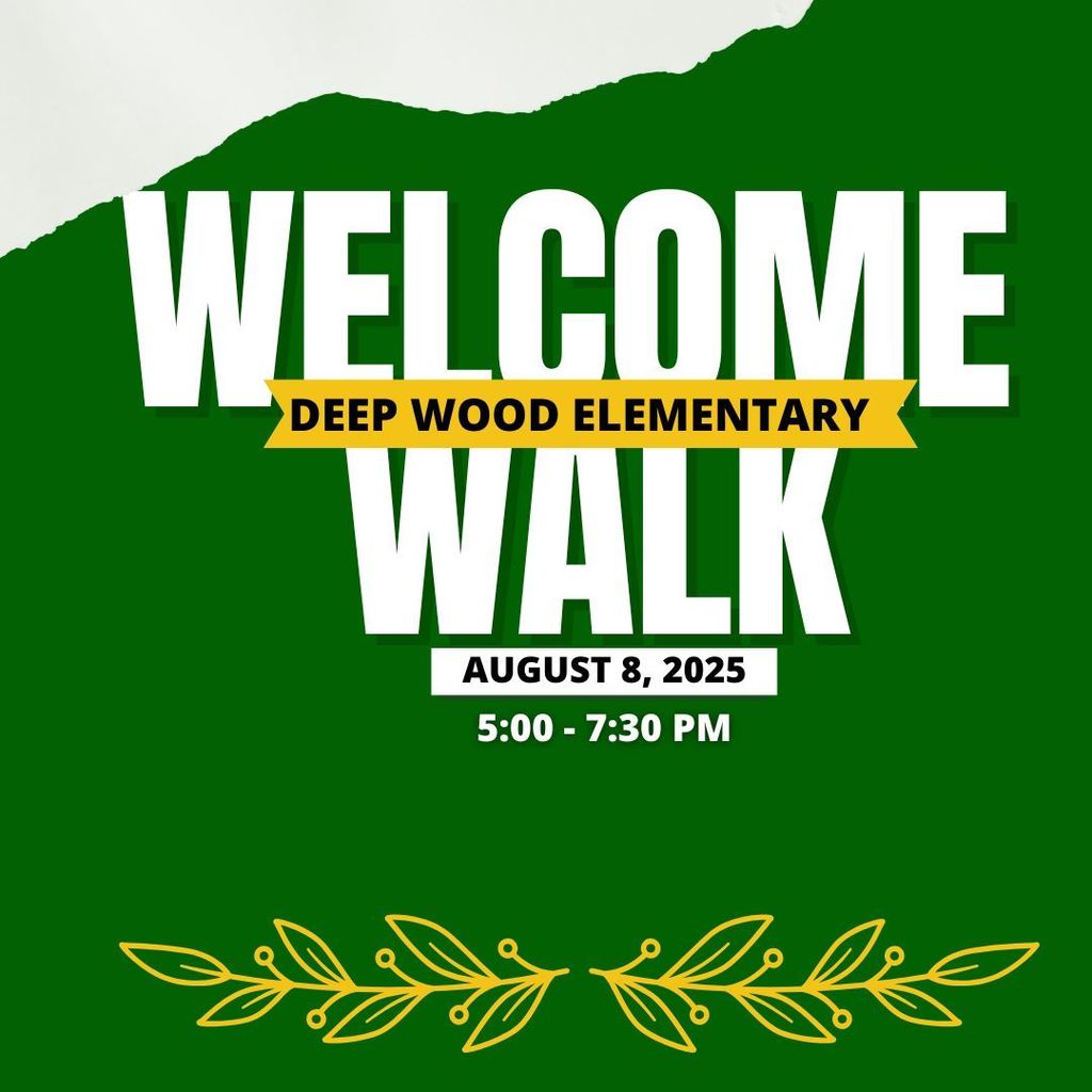 Welcome Walk August 8, 2025 5-7:30 pm