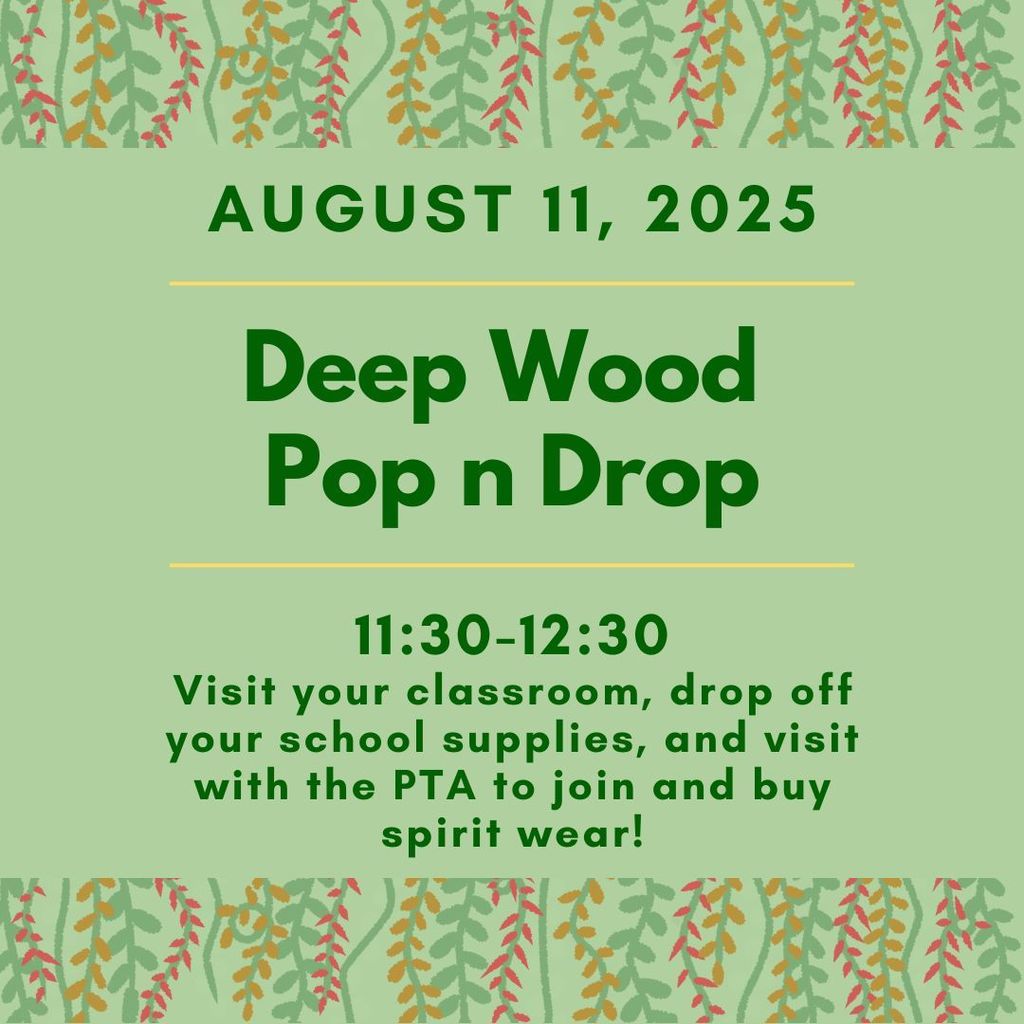 Pop N Drop August 11, 2025 11:30 - 12:30