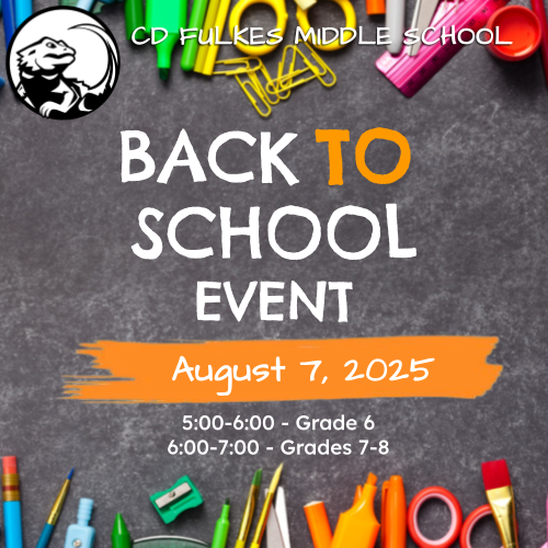 Back to School Event, August 7 from 5-7pm