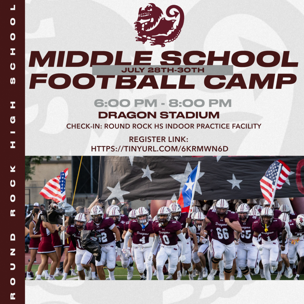 Middle School Football Camp Information