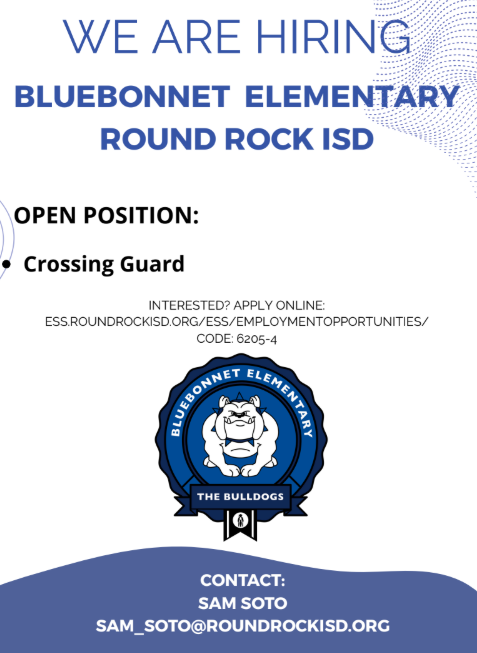 We are Hiring - Crossing Guards.