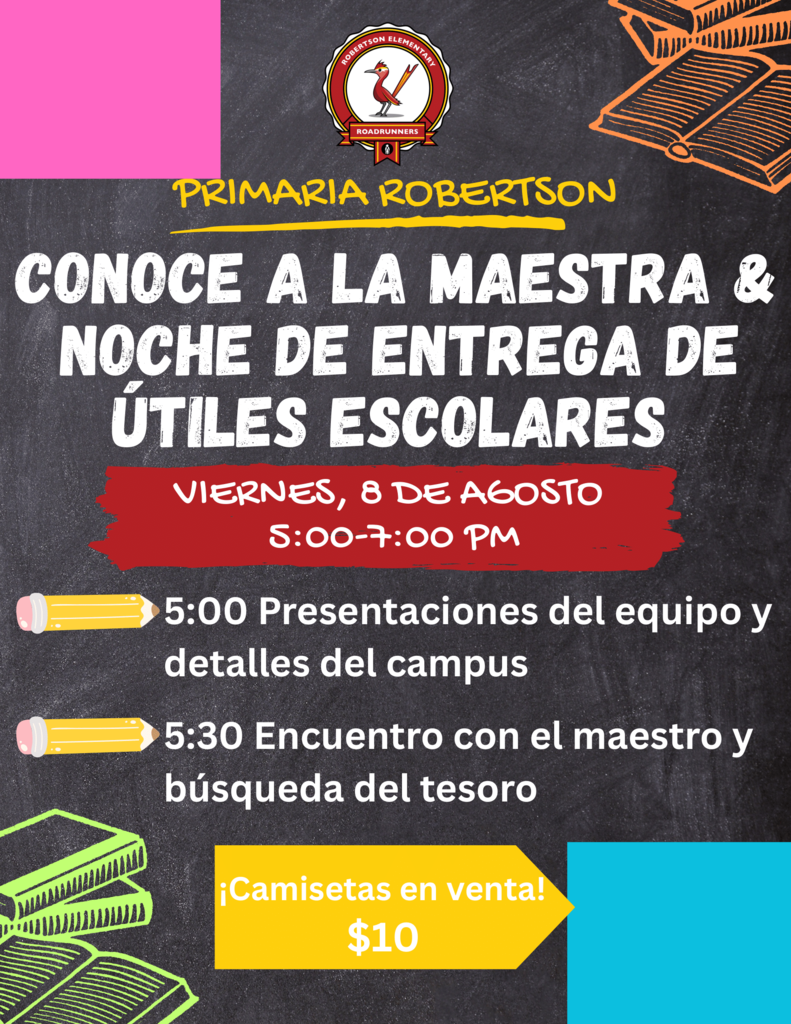 Conoce a la Maestra y Noche De Entrega De Utiles Escolares