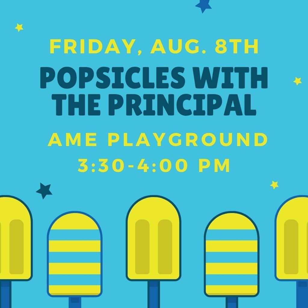 Popsicles with Principal