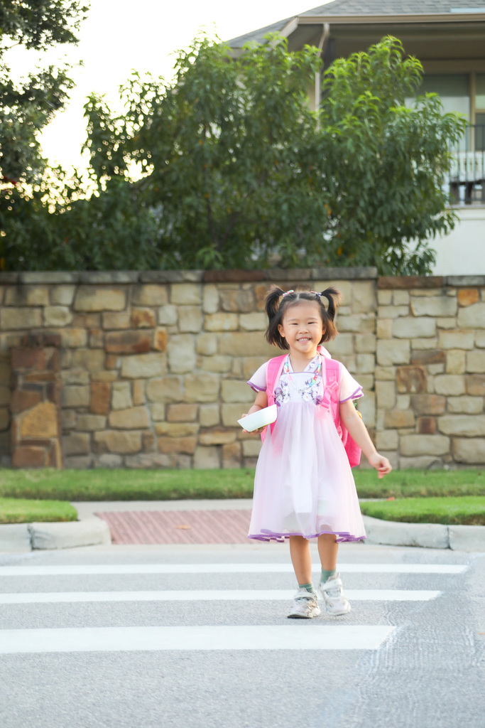 Round Rock ISD 2025 First Day of School. Image with students, staff, and families on the first day.
