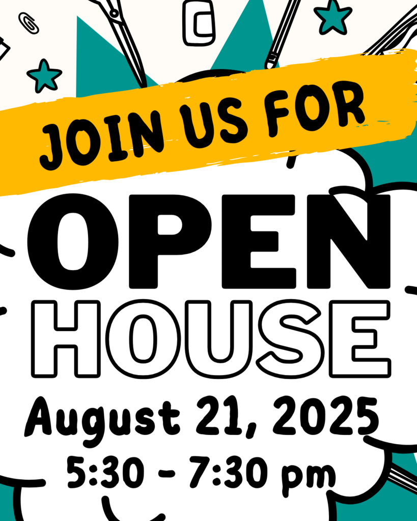 Open House August 21 from 5:30-7:30