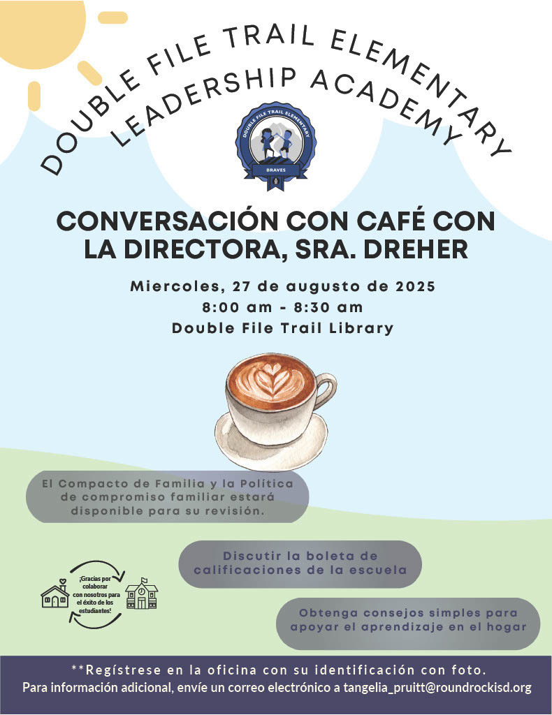 Coffee Chat Information in Spanish