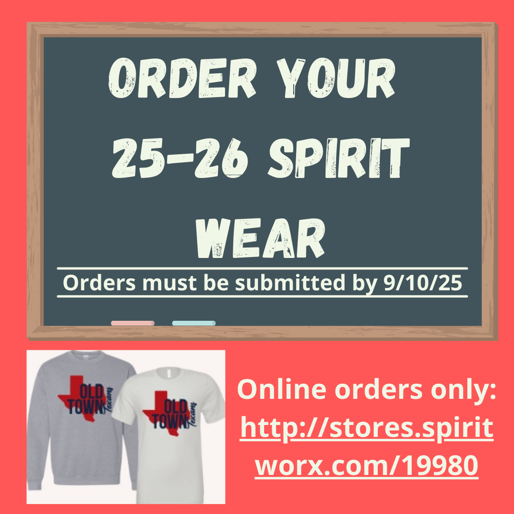 Spirit Wear Purchase INformation