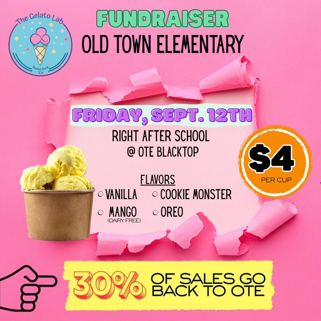 Gelato Lab Friday, Sept. 12th
