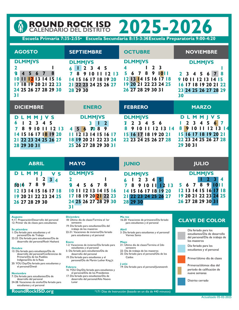SP Academic Calendar