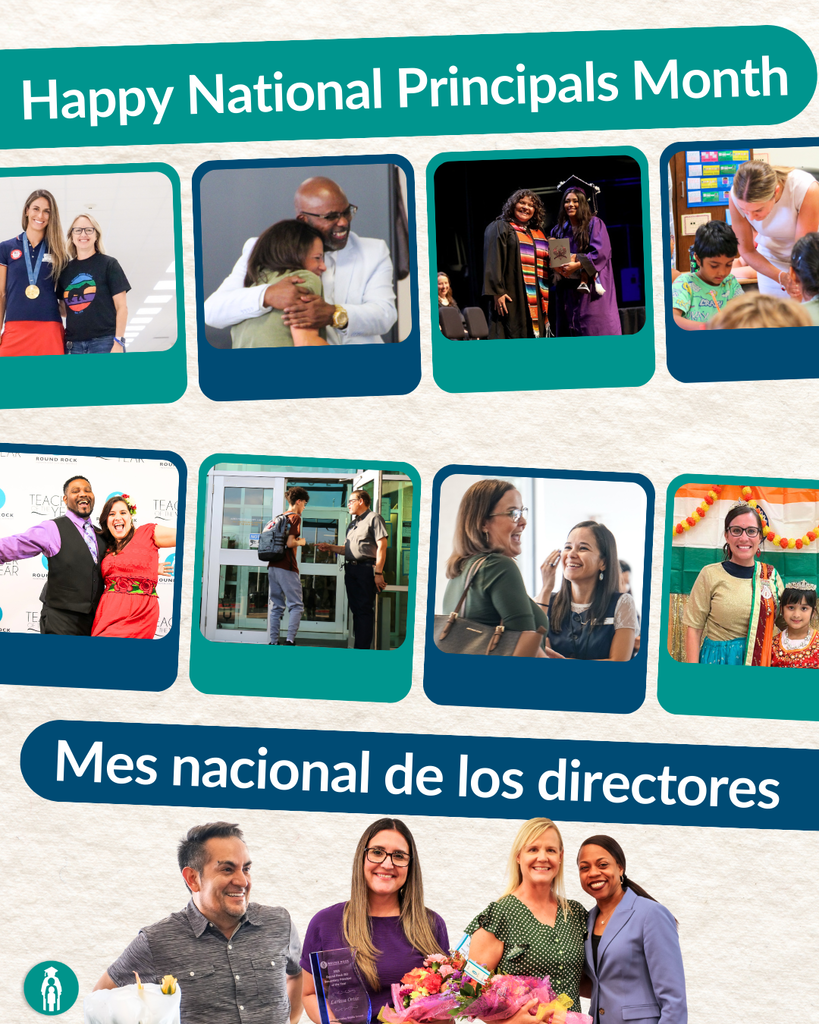 Happy National Principals Month. Mes nacional de los directores.