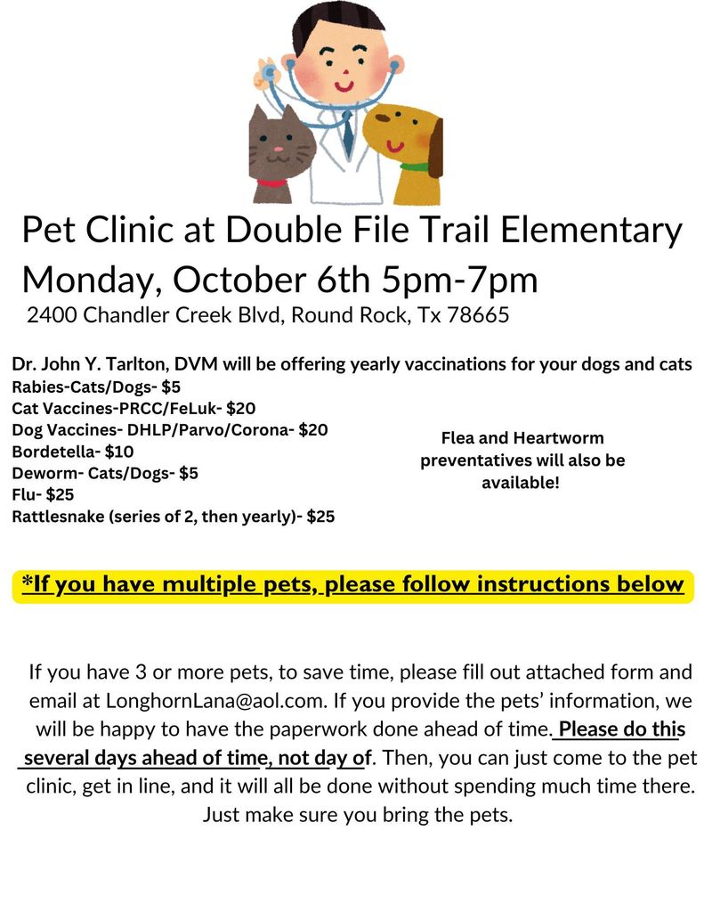 Pet Clinic Flyer
