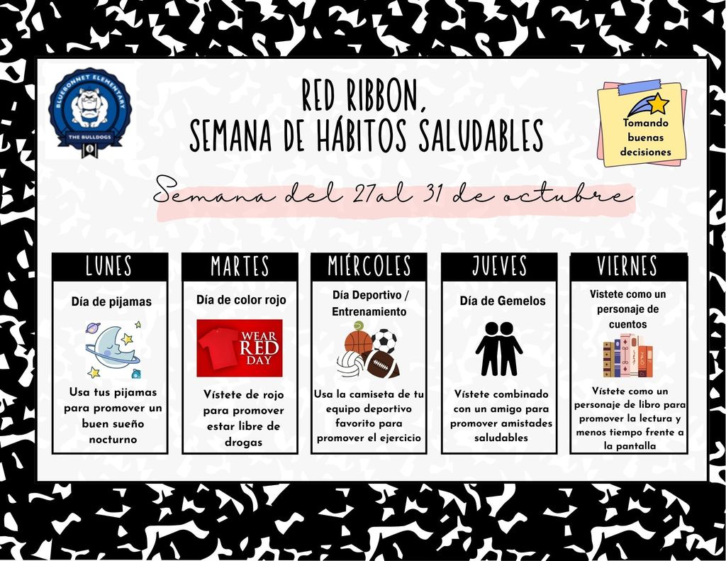 Red Ribbon Week Spanish