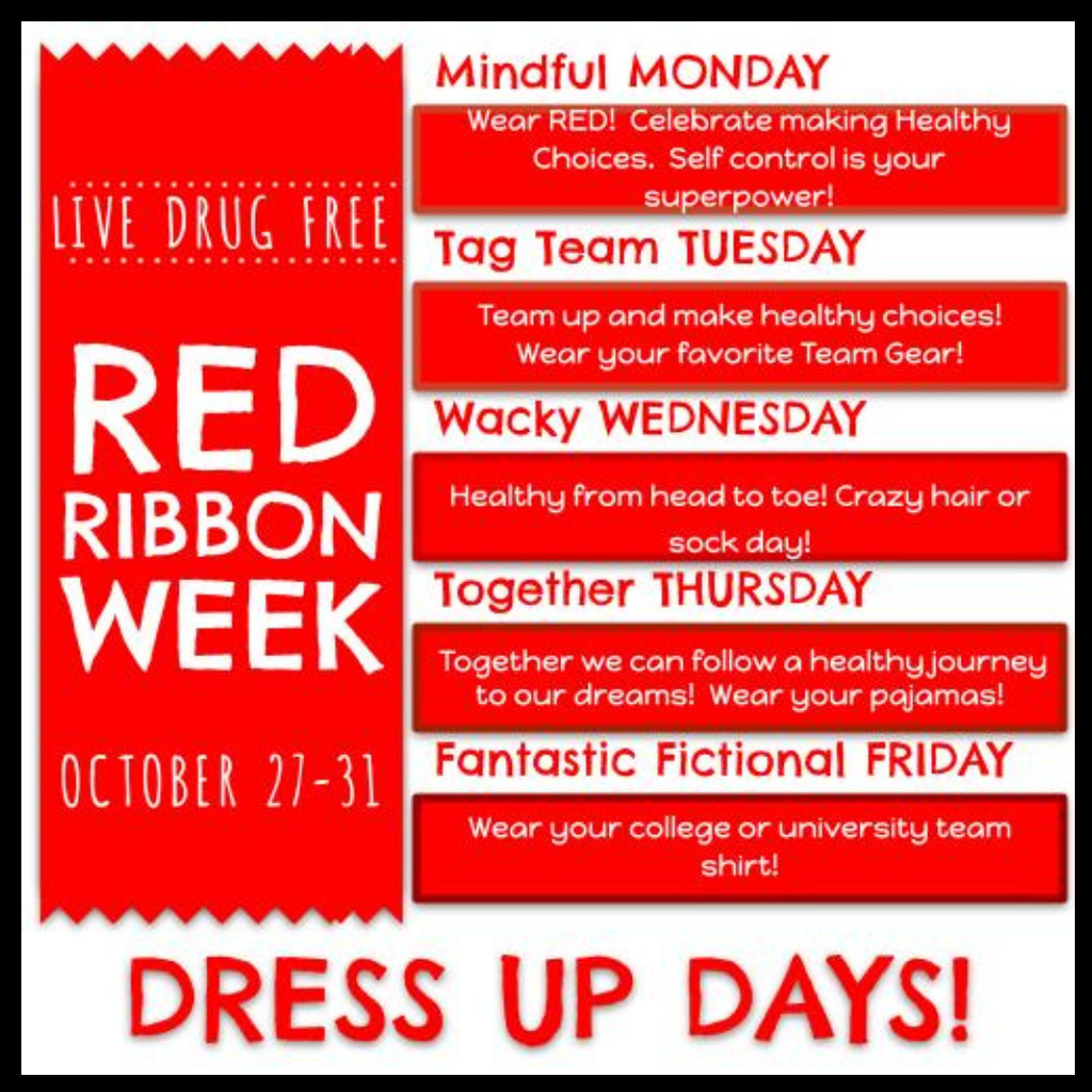 Red Ribbon Week - October 27-31