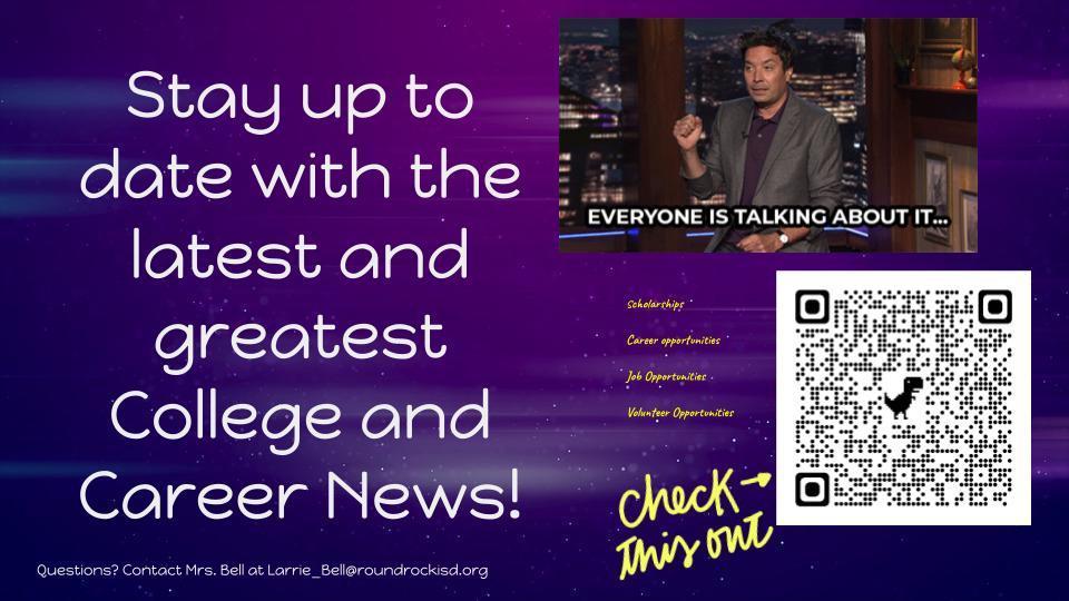 Stay up to date with the latest and greatest College and Career News!