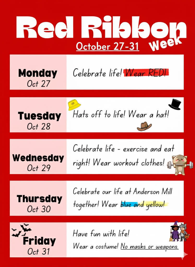 Red Ribbon Week!