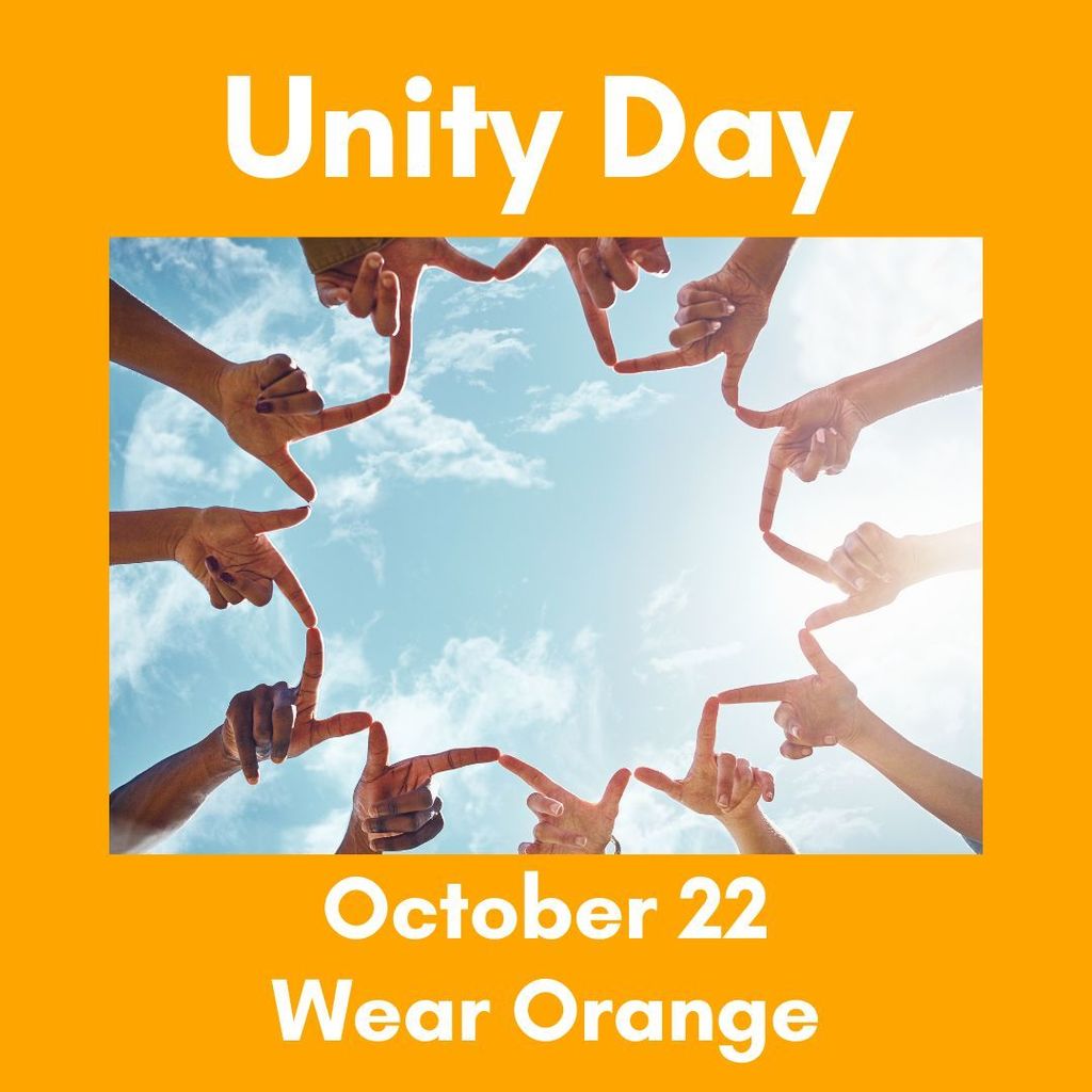 Image of students creating a sunburst with their fingers